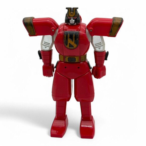 Bandai Power Rangers Red Ranger Ninja Storm Morphing Zord Action Figure 7" Vinta - Picture 10 of 11